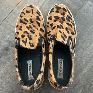Steve Madden cheetah print sneakers